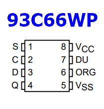 93C66WP pinout