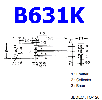 B631K pinout