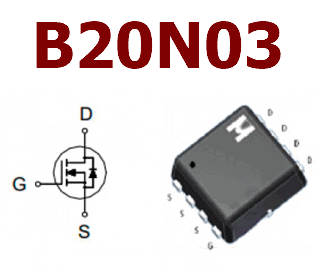 B20N03 pinout pdf