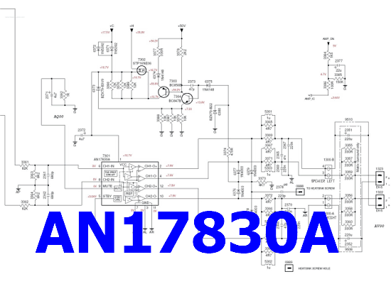 AN17830A Datasheet - Dual/Bridge Audio Power Amplifier IC