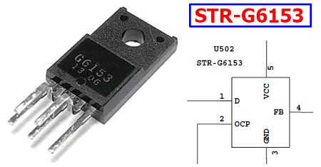 STR-G6153 pinout datasheet