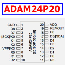 ADAM24P20 datasheet pinout