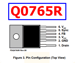 Q0765R datasheet pinout