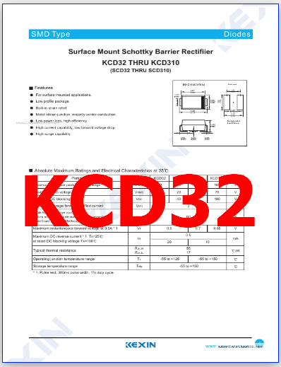KCD32 pdf datasheet diode