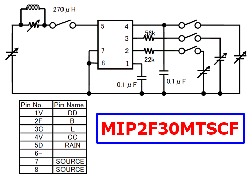 MIP2F30MTSCF datasheet pinout