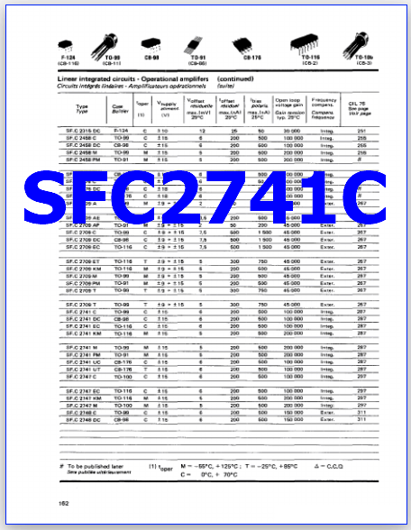 SFC2741C amplifier