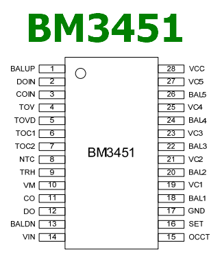 BM3451 pinout