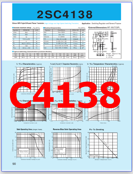 C4138 transistor pdf datasheet
