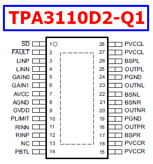 TPA3110D2-Q1 pdf datasheet