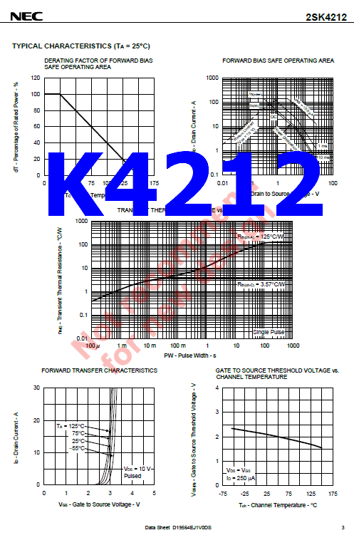 K4212 mosfet