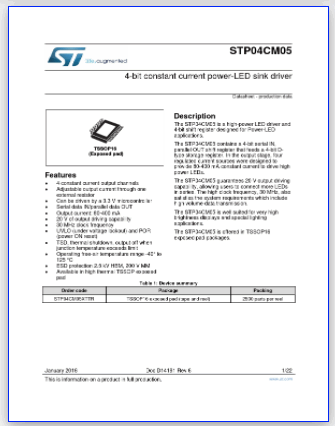 STP04CM05 PDF
