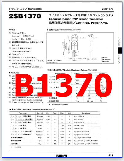 B1370 pdf pinout