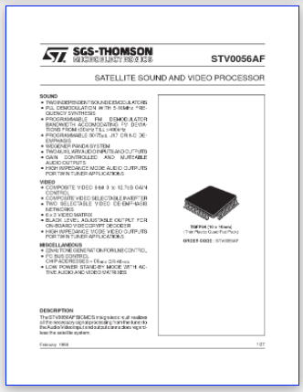 STV0056AF pdf processor