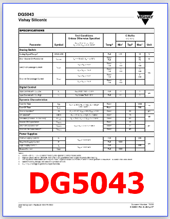 DG5043 pdf