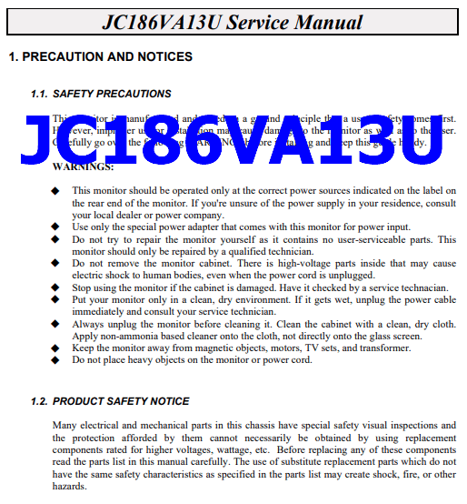 JC186VA13U pdf