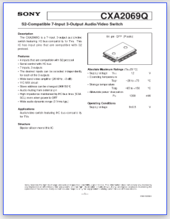 CXA2069Q pdf