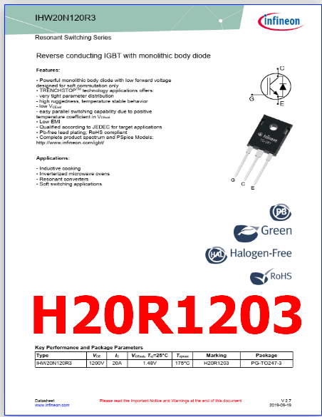 H20R1203 pinout datasheet