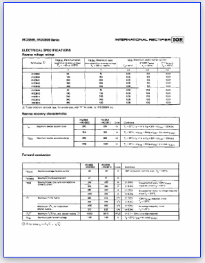 IRD3899 rectifier diode