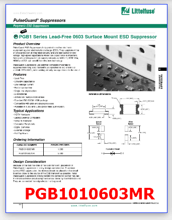PGB1010603MR fuse