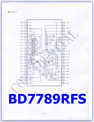 BD7789RFS pinout datasheet