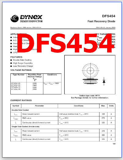 DFS454 pdf diode