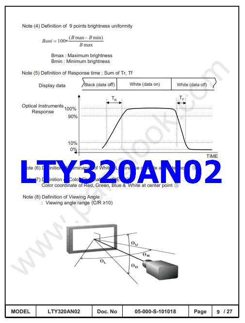 LTY320AN02 pdf lcd