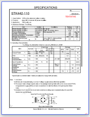 STK442-110 PDF