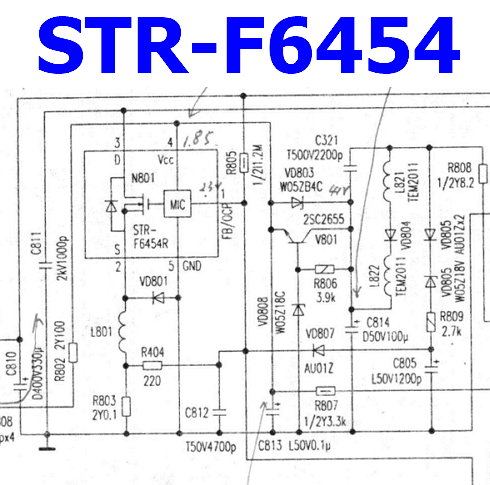 STR-F6454 pdf regulator