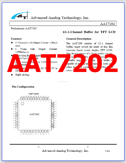 AAT7202 pdf pinout