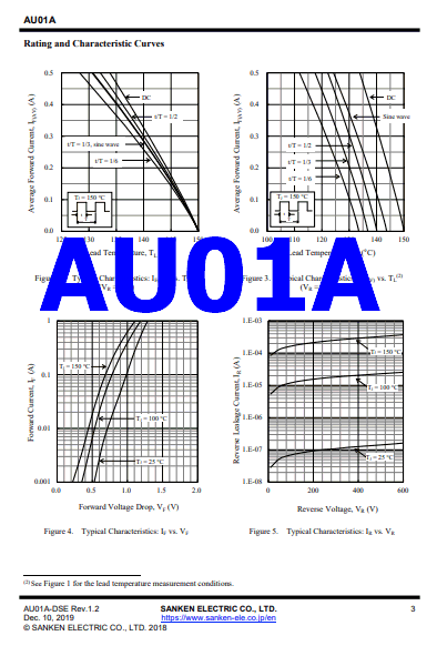 AU01A rectifier sanken