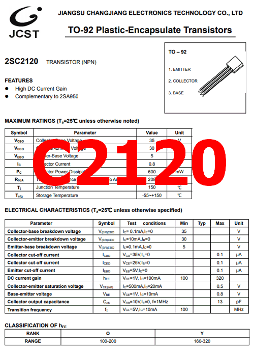 C2120 pdf pinout