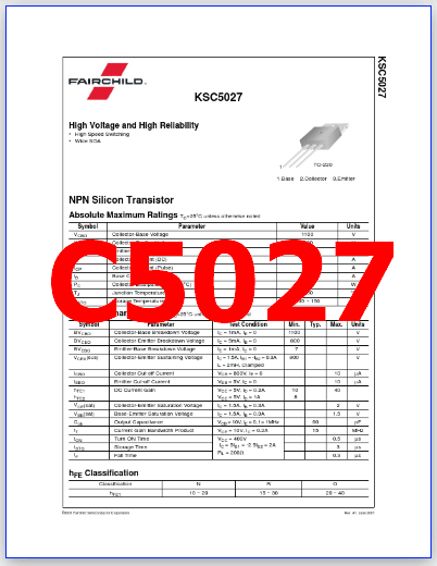 C5027 pdf pinout