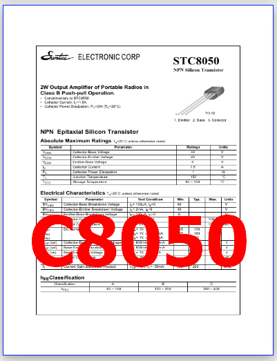 C8050 pdf pinout