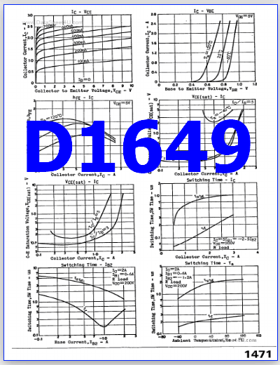D1649 datasheet