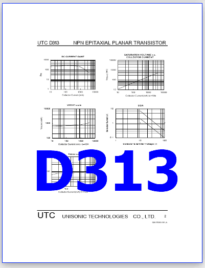 D313 pdf transistor