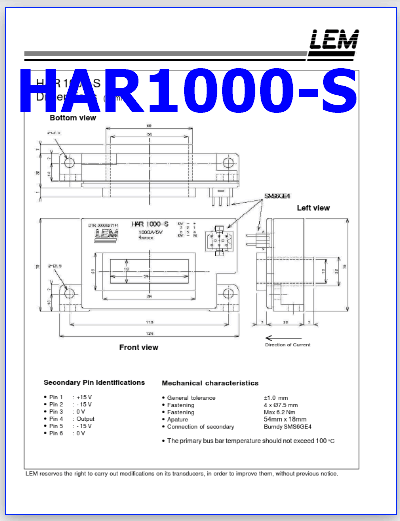 HAR1000-S pinout