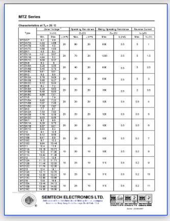 MTZ10A pdf rectifier