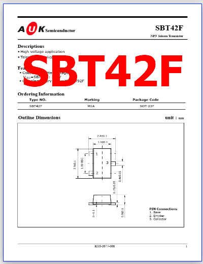 SBT42F pdf pinout