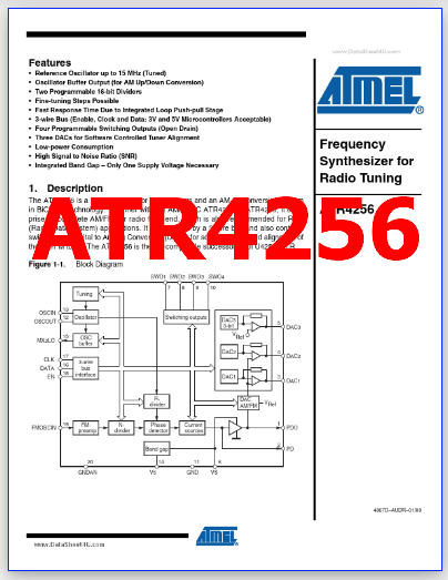 ATR4256 pdf atmel