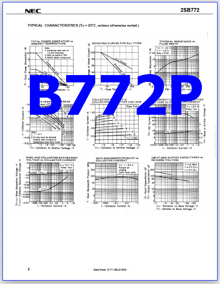 B772P pdf datasheet