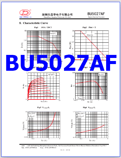 BU5027AF datasheet transistor