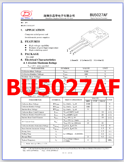 BU5027AF pdf pinout