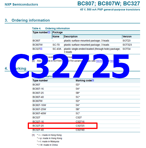 C32725 pdf transistor