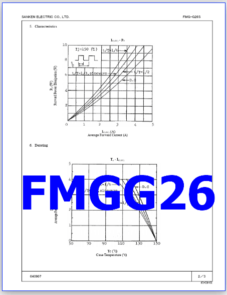FMGG26 datasheet rectifier