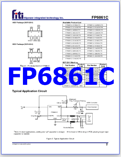 FP6861C pinout