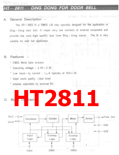 HT2811 pdf bell