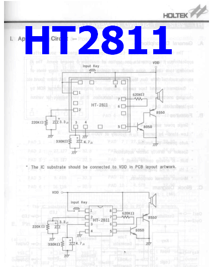 HT2811 pinout datasheet
