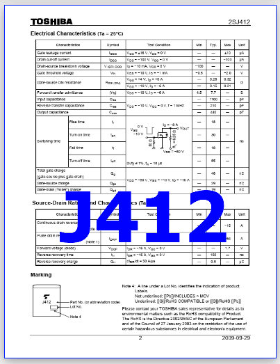 J412 datasheet