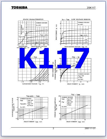 K117 datasheet
