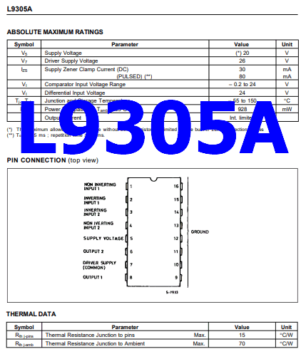 L9305A datasheet